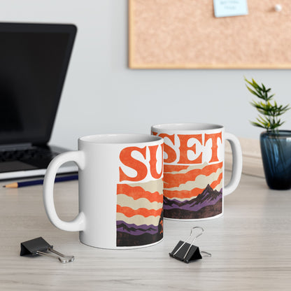 Staffie ceramic coffee mug, 11oz and 15oz retro poster staffy gift - view 8
