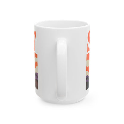 Staffie ceramic coffee mug, 11oz and 15oz retro dog lover gift - view 11