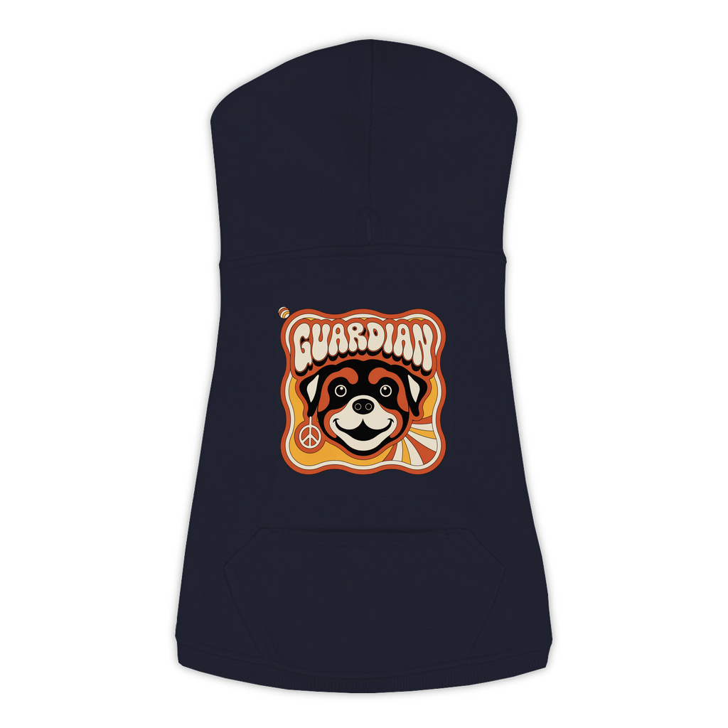 Rottweiler Groovy Hoodie – Navy – Front