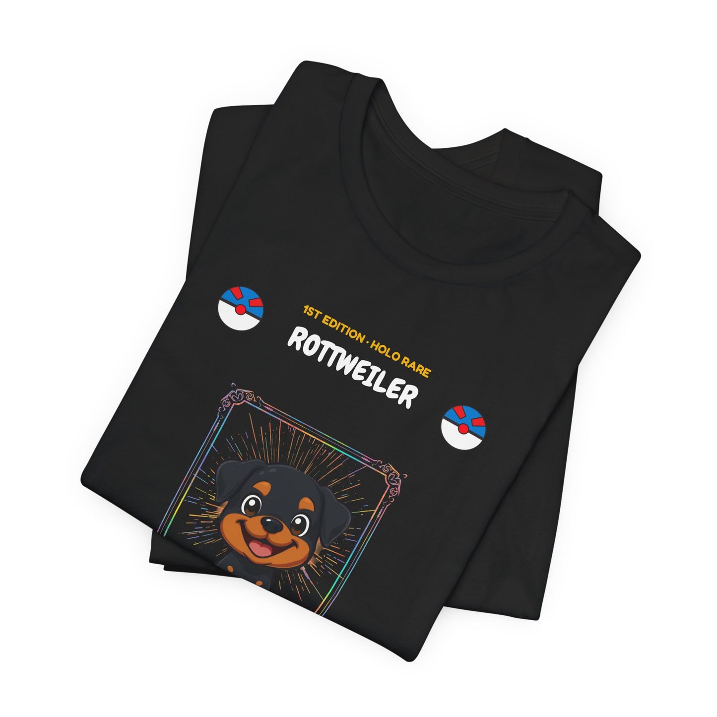 Rottweiler Rookie Card T-Shirt - funny trading card style tee