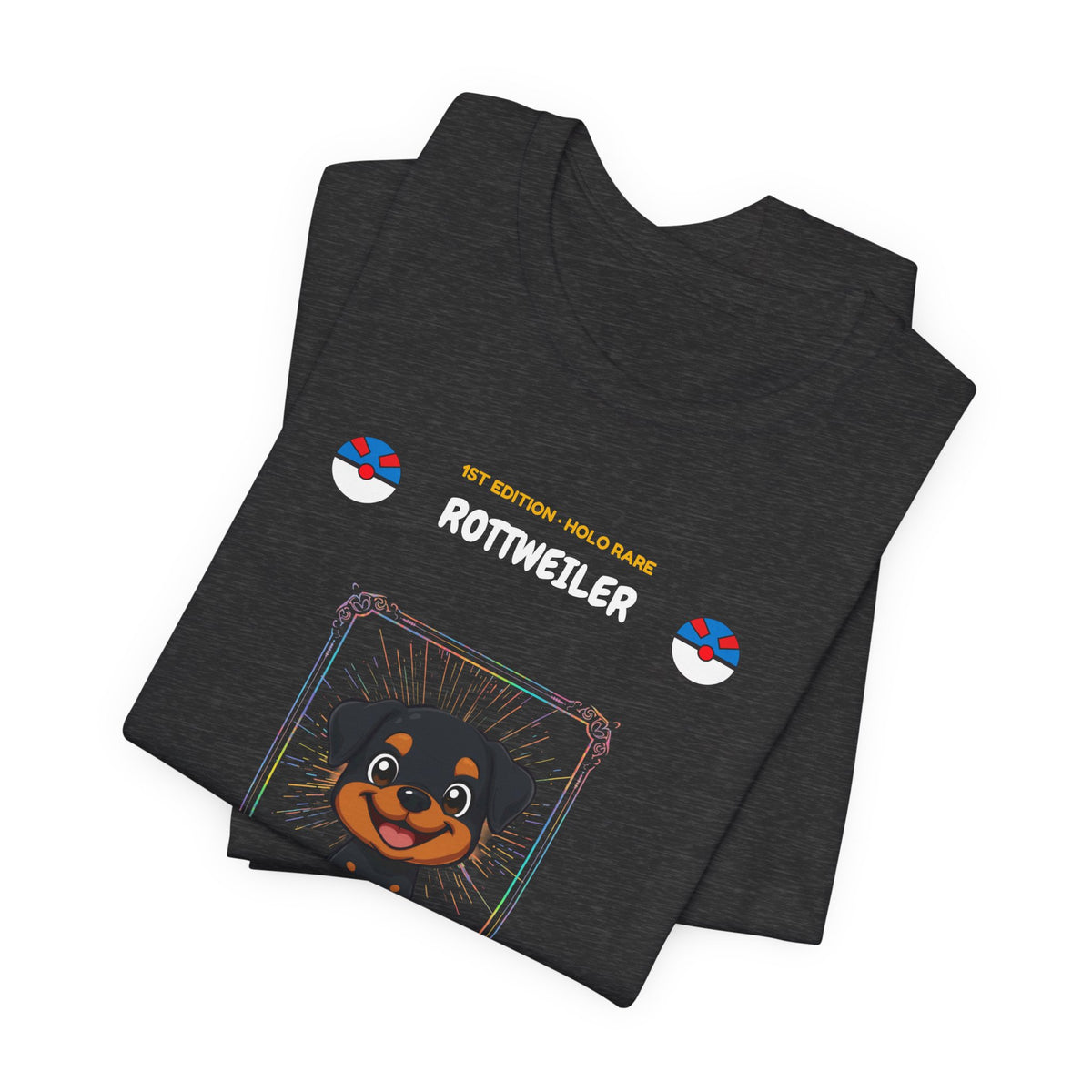 Rottweiler Rookie Card T-Shirt - funny trading card style tee