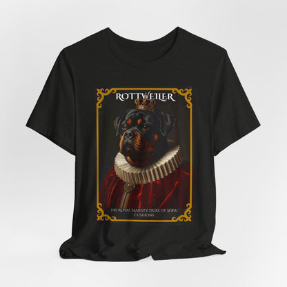 Lifestyle photo of the Rottweiler Royal Portrait tee