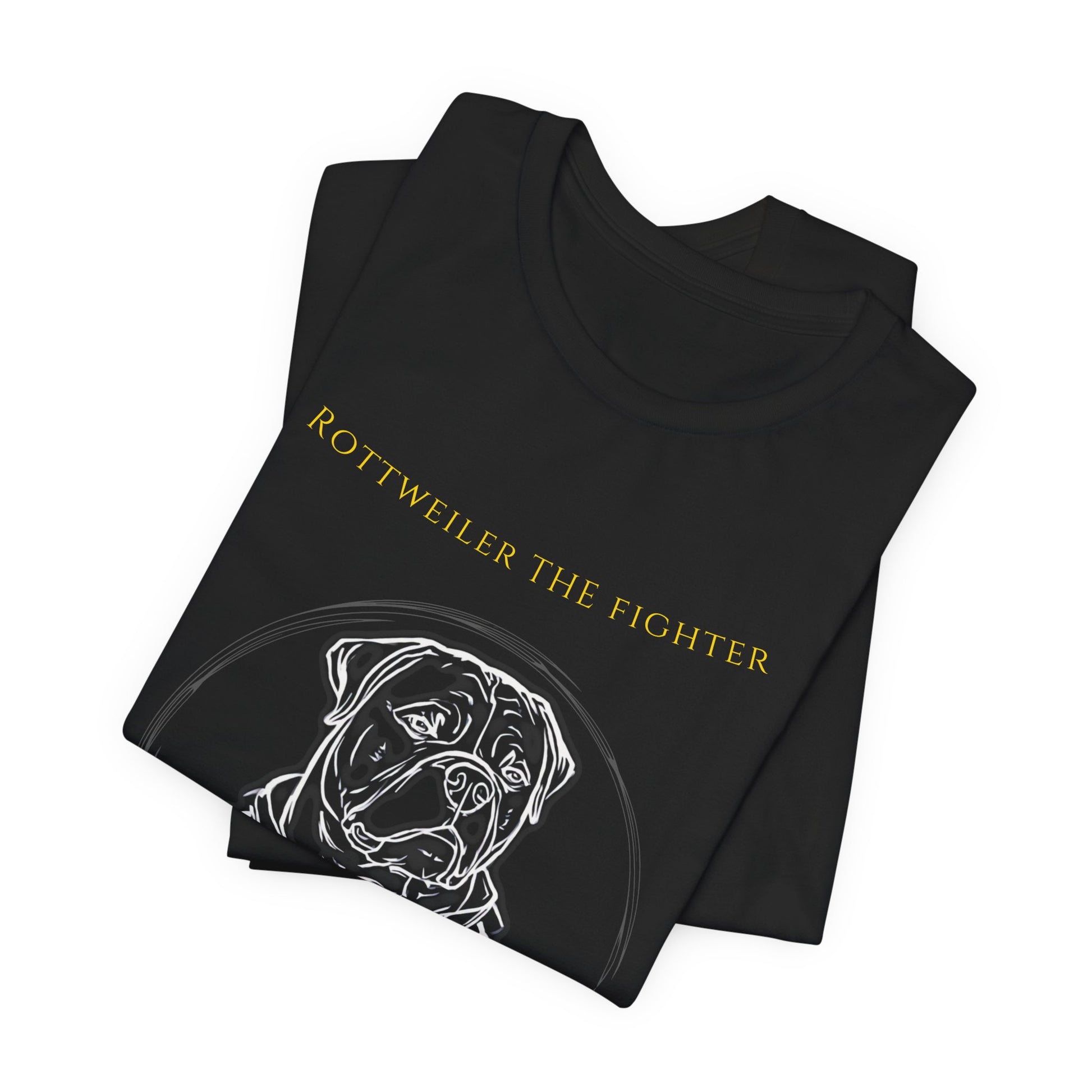 Rottweiler The Fighter T-Shirt fabric detail