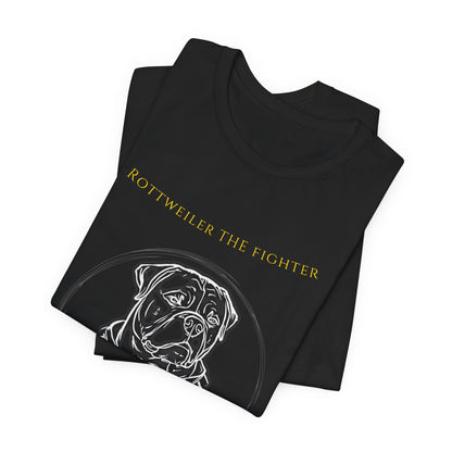 Rottweiler The Fighter T-Shirt fabric detail