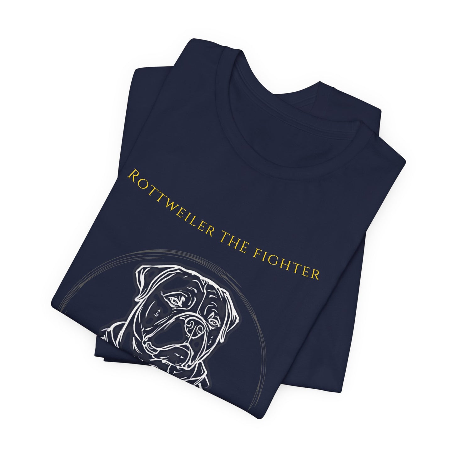 Rottweiler The Fighter T-Shirt gift for dog mum