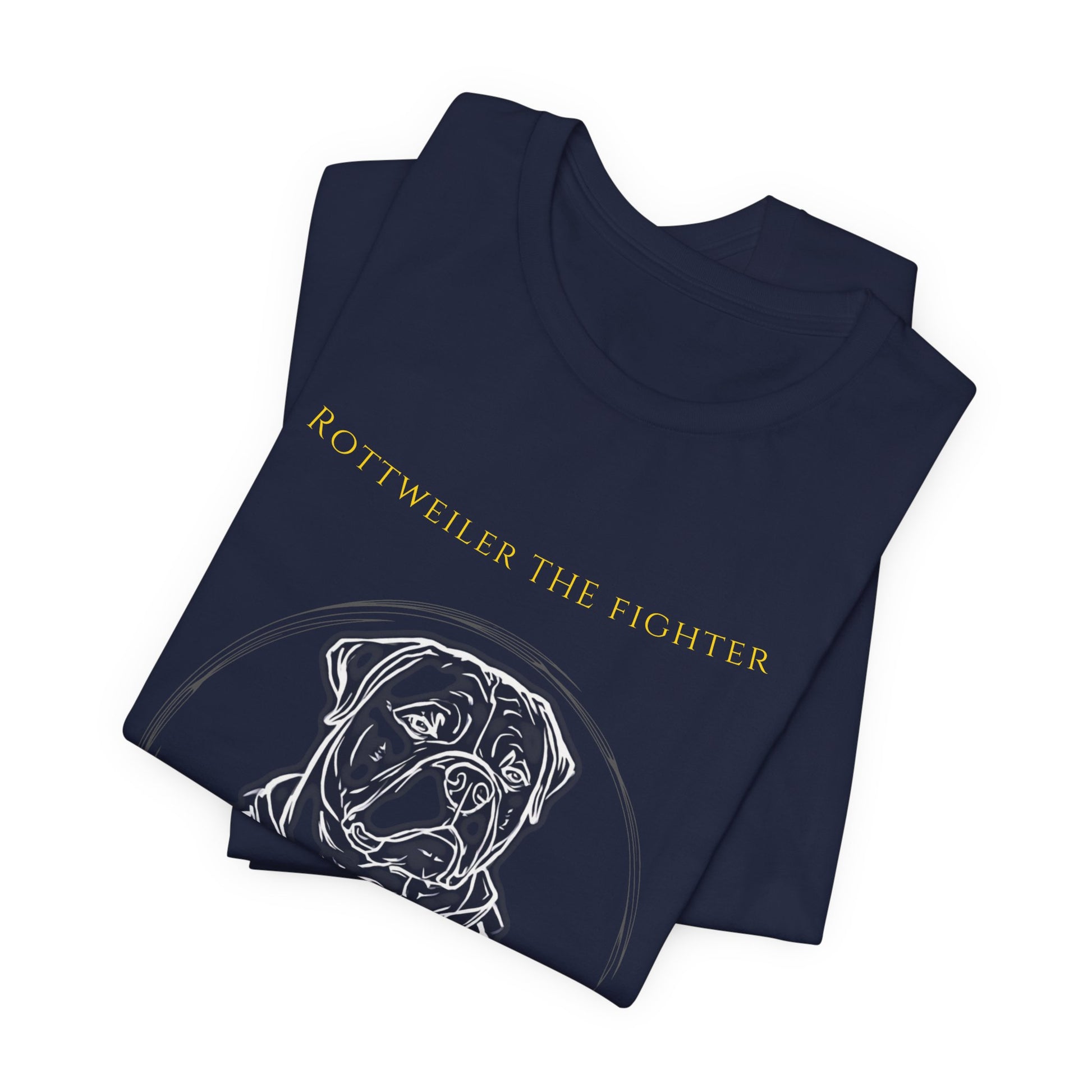 Rottweiler The Fighter T-Shirt gift for dog mum