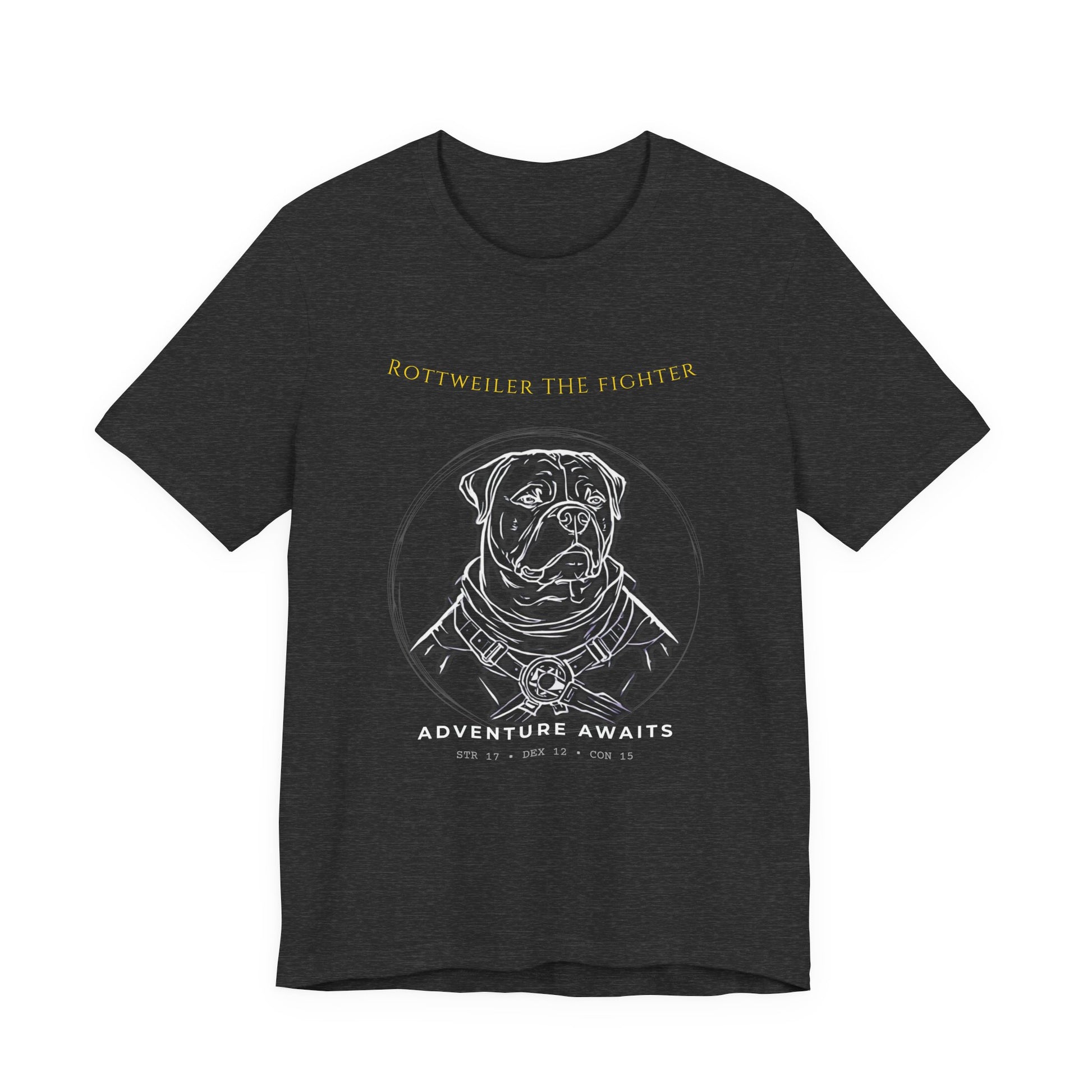 Rottweiler The Fighter T-Shirt gift idea for dog lovers