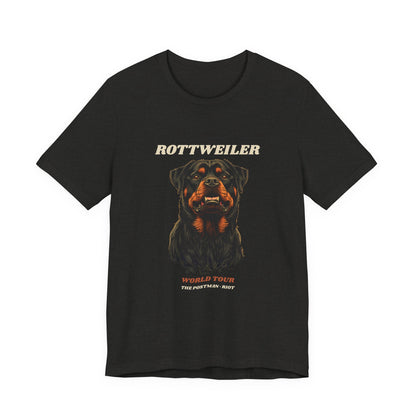 Rottweiler World Tour vintage band t-shirt front print detail