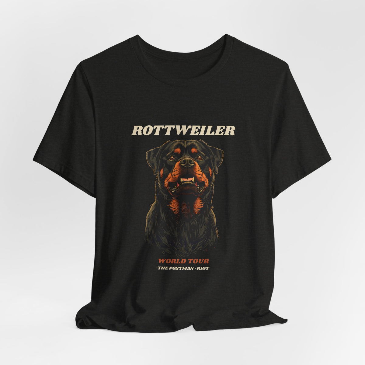 Rottweiler World Tour vintage band t-shirt model photo