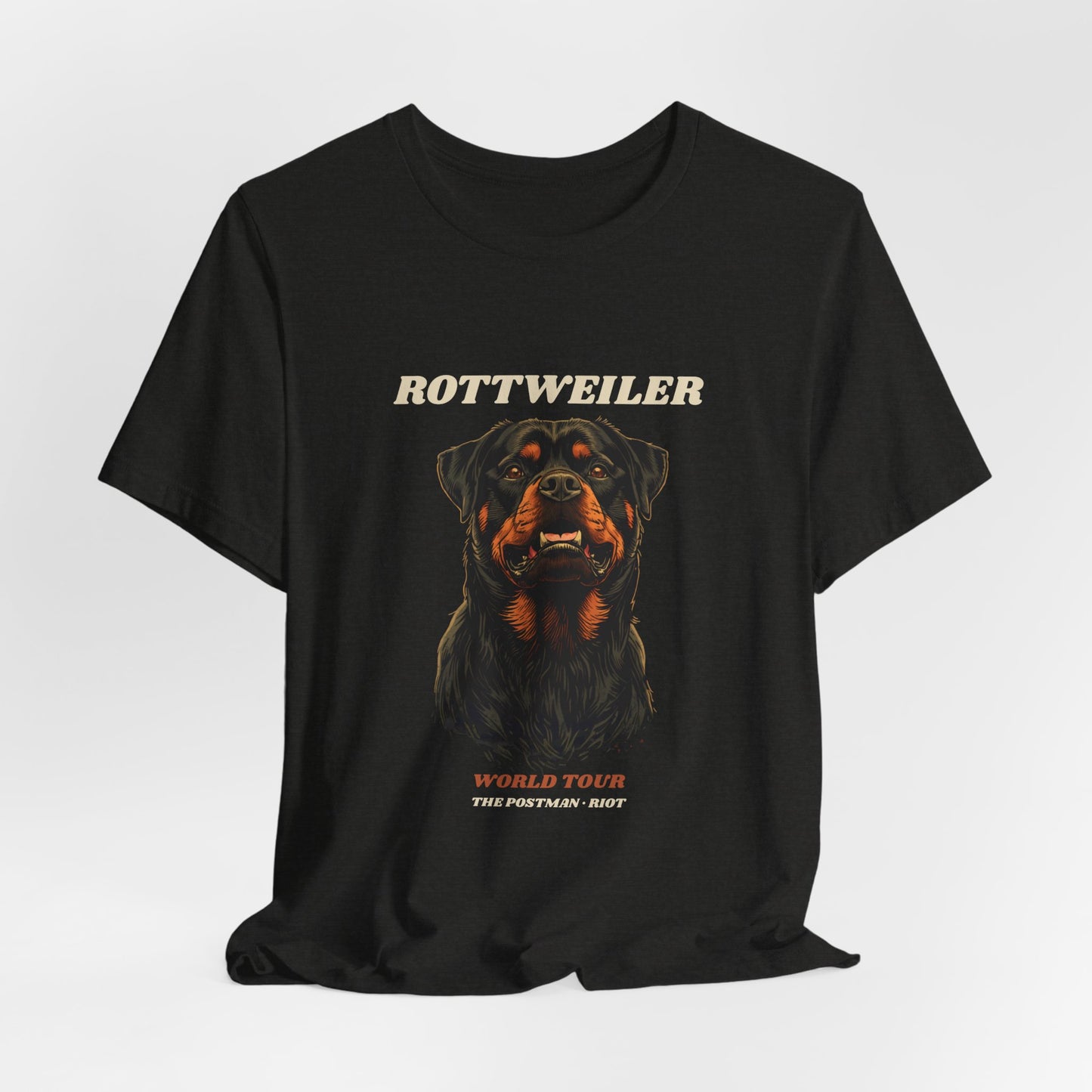 Rottweiler World Tour vintage band t-shirt model photo