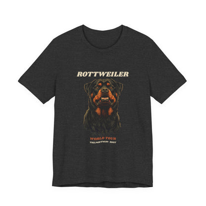 Rottweiler World Tour vintage band t-shirt on man