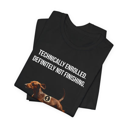 Running Buddy T-Shirt — Funny Dachshund Unisex Tee