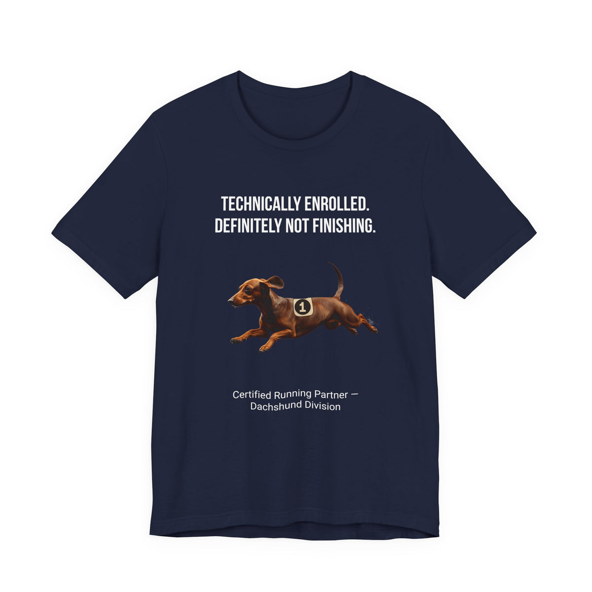 Running Buddy T-Shirt — Funny Dachshund Unisex Tee