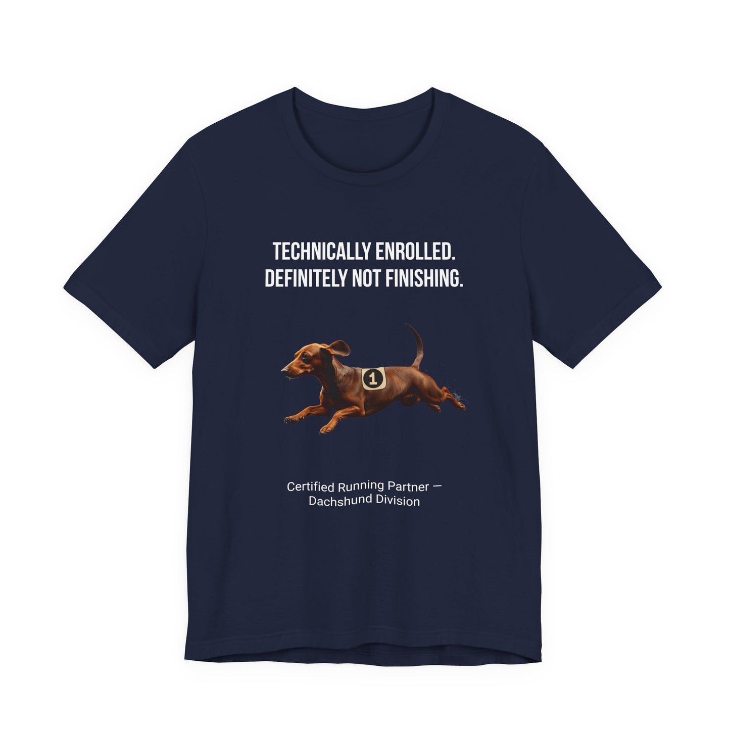 Running Buddy T-Shirt — Funny Dachshund Unisex Tee