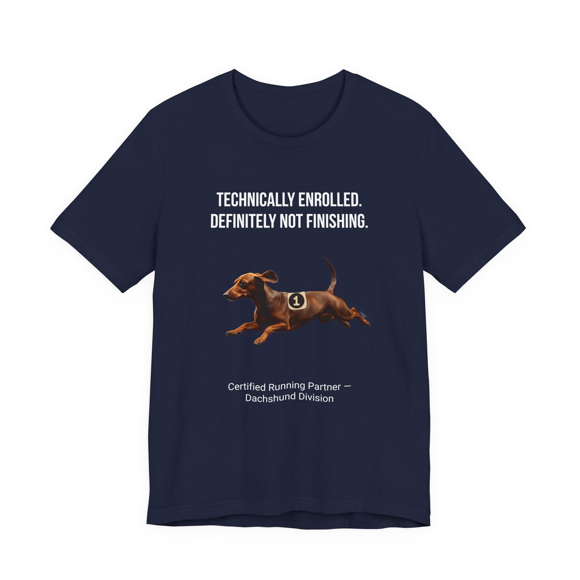 Running Buddy T-Shirt — Funny Dachshund Unisex Tee