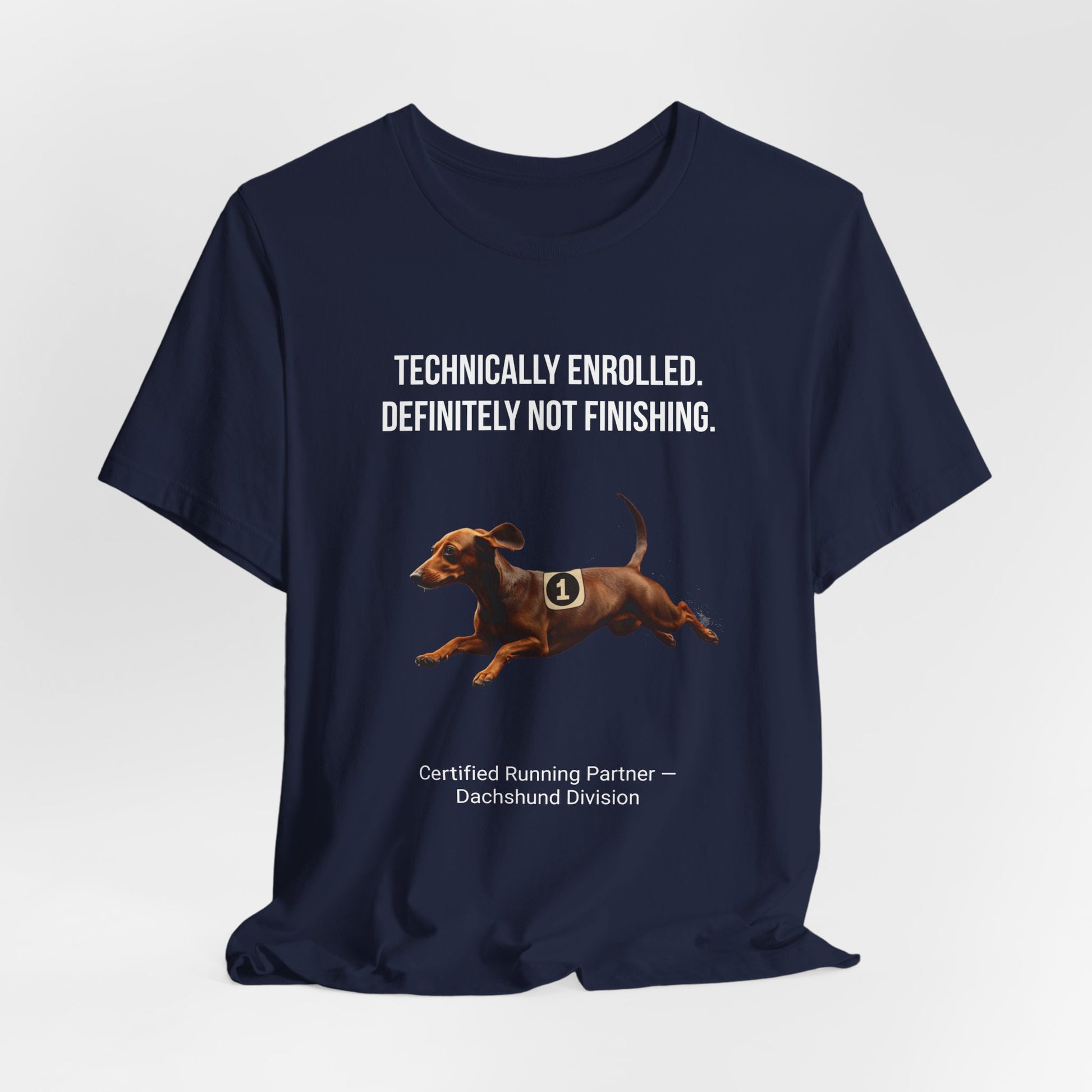 Running Buddy T-Shirt — Funny Dachshund Unisex Tee