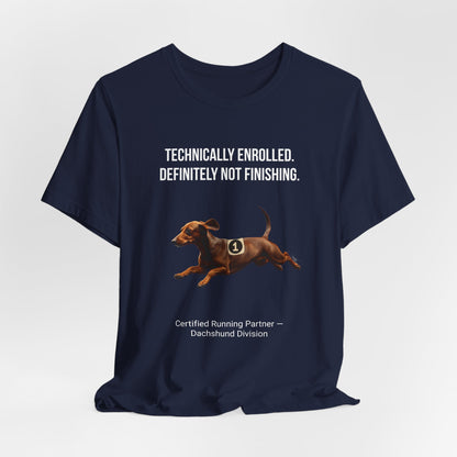 Running Buddy T-Shirt — Funny Dachshund Unisex Tee