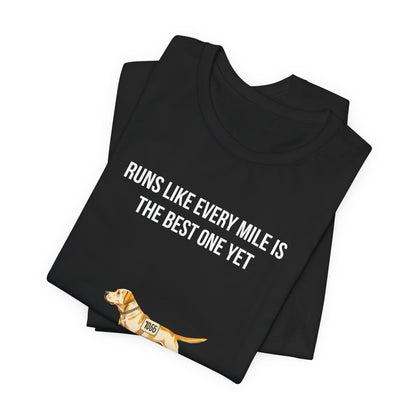 Running Buddy Labrador T-Shirt — Running design, photo 08