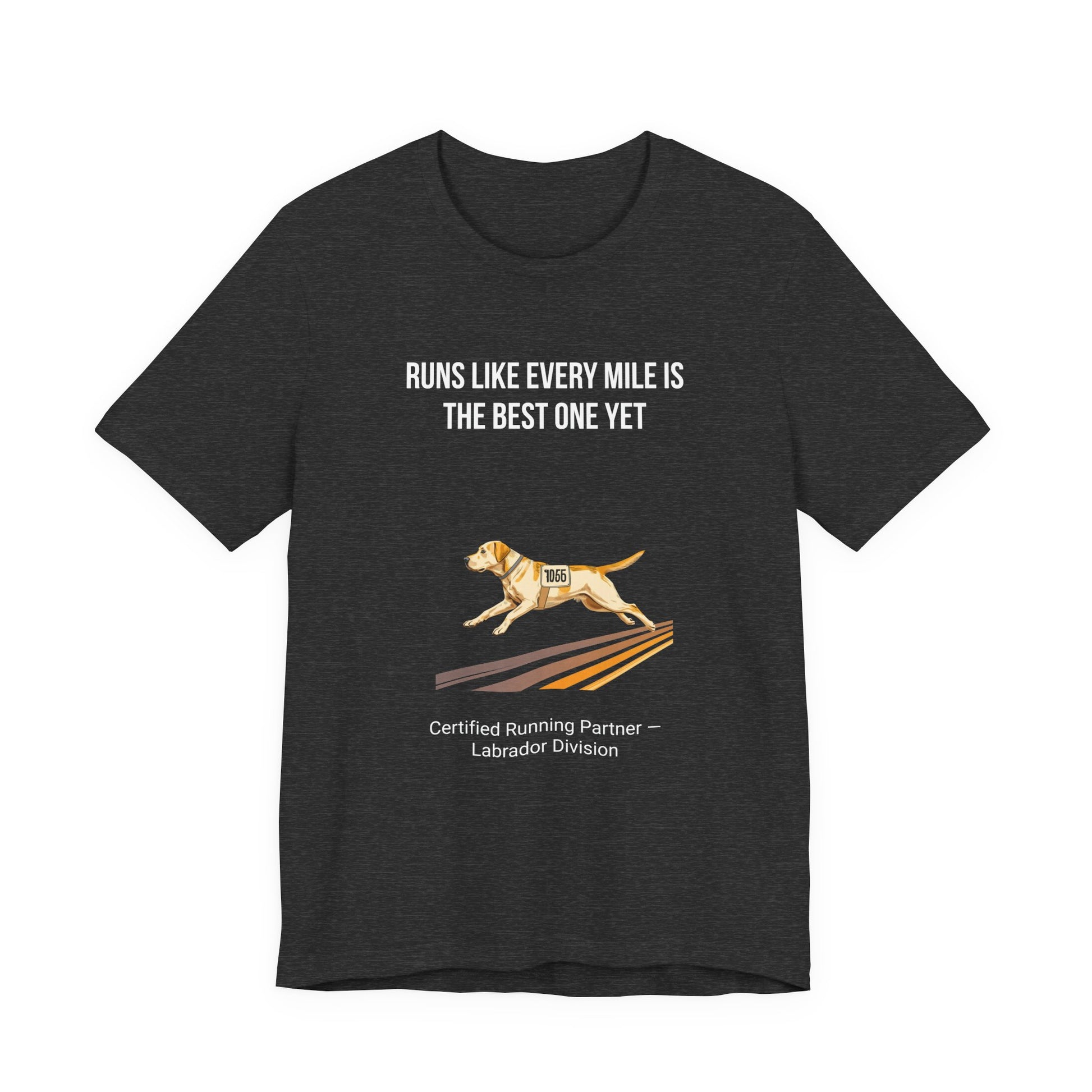 Running Buddy Labrador T-Shirt — Running design, photo 18