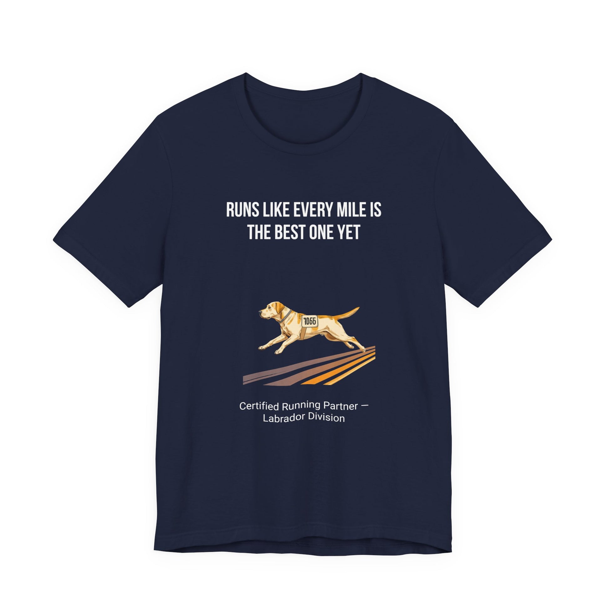 Running Buddy Labrador T-Shirt — Running design, photo 24