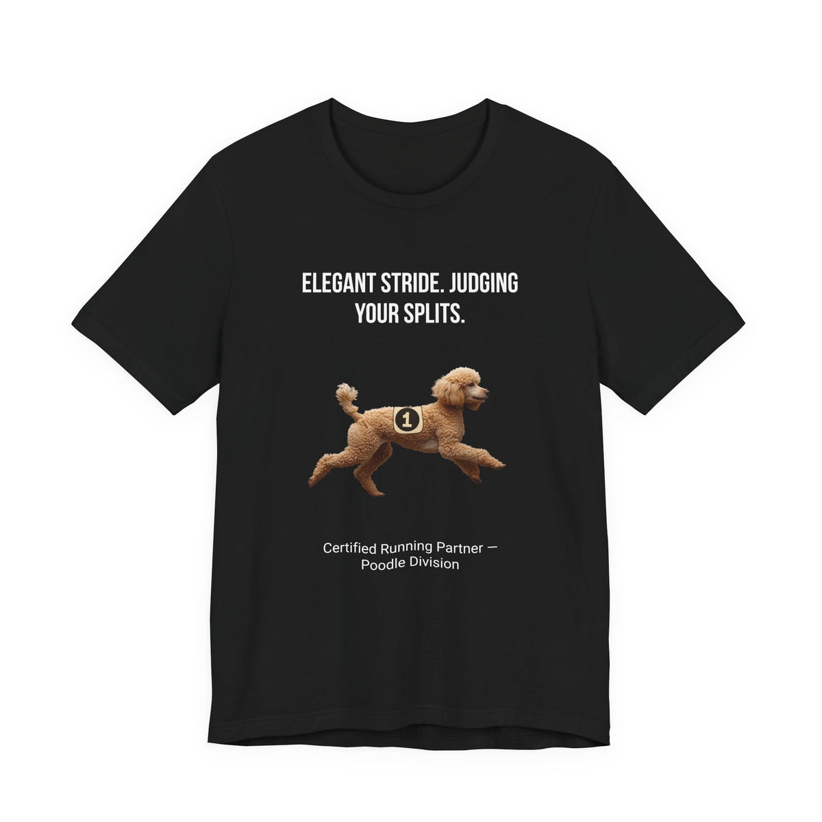 Running Buddy T-Shirt — Funny Poodle Unisex Tee