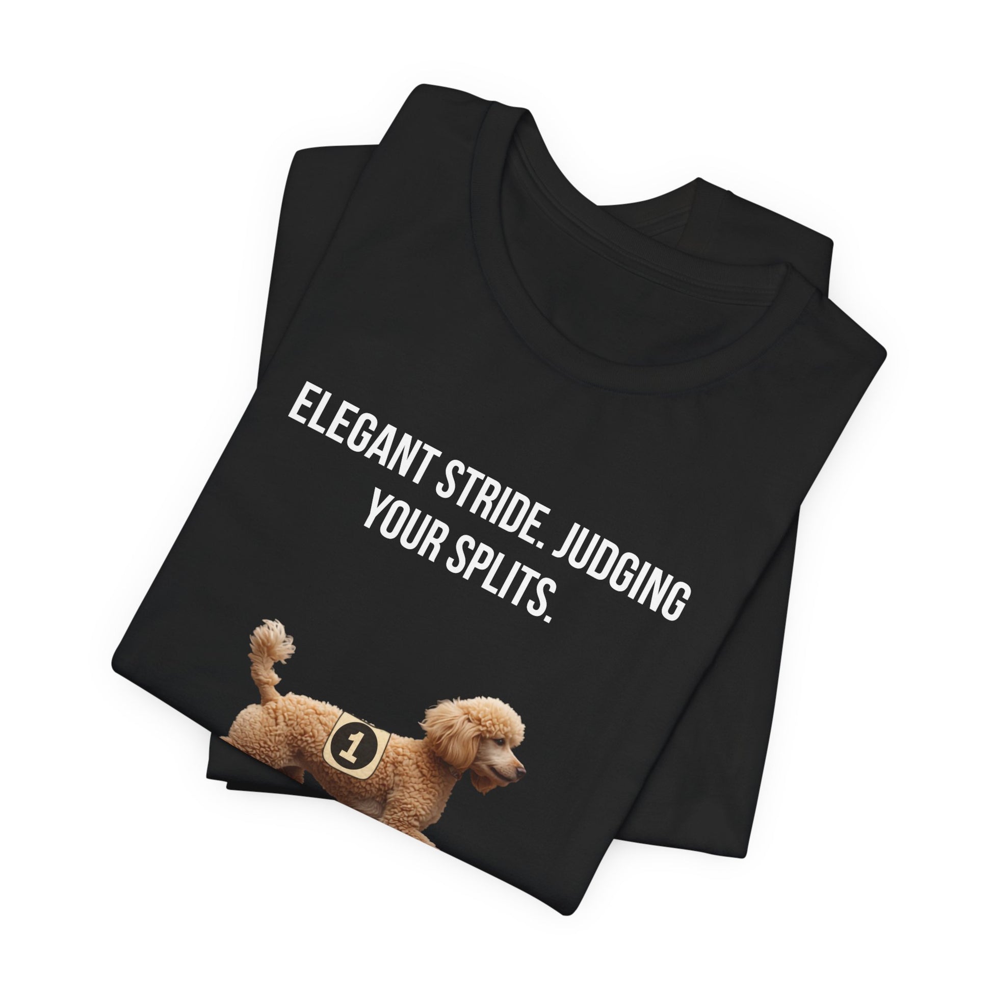 Running Buddy T-Shirt — Funny Poodle Unisex Tee