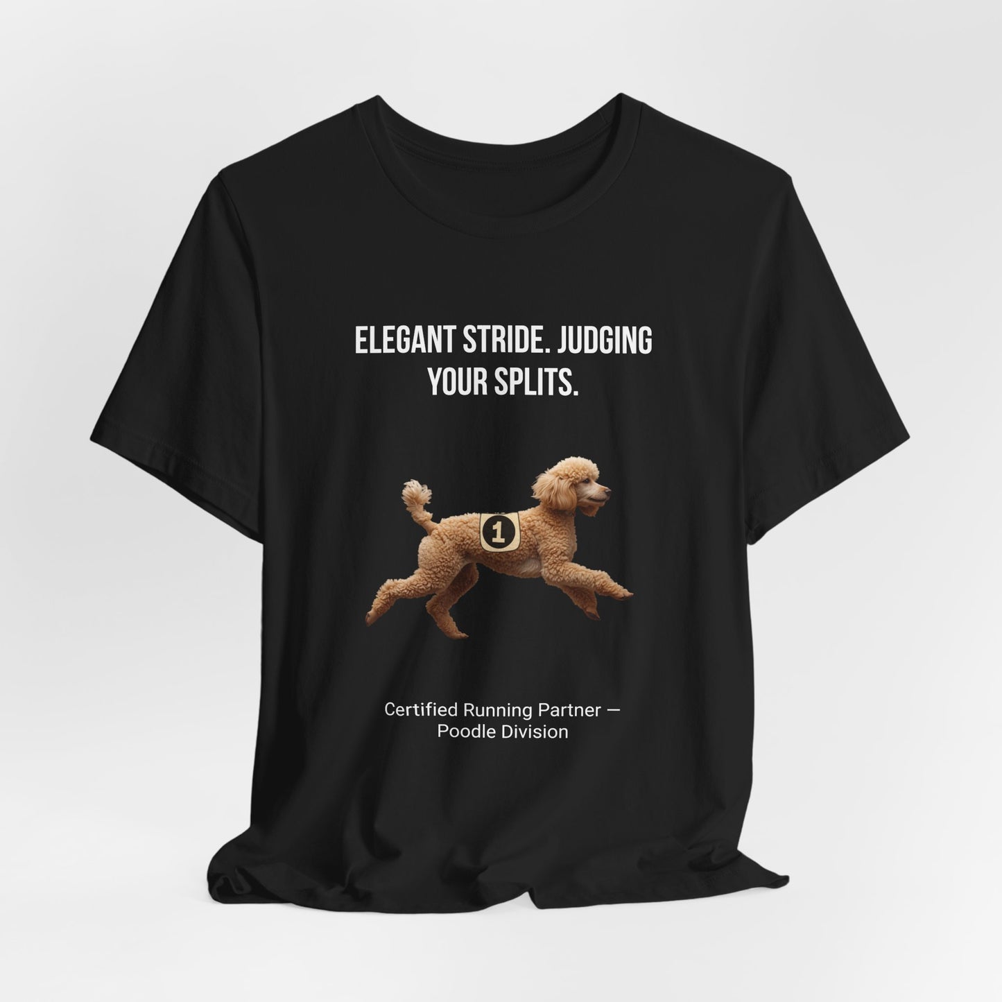 Running Buddy T-Shirt — Funny Poodle Unisex Tee