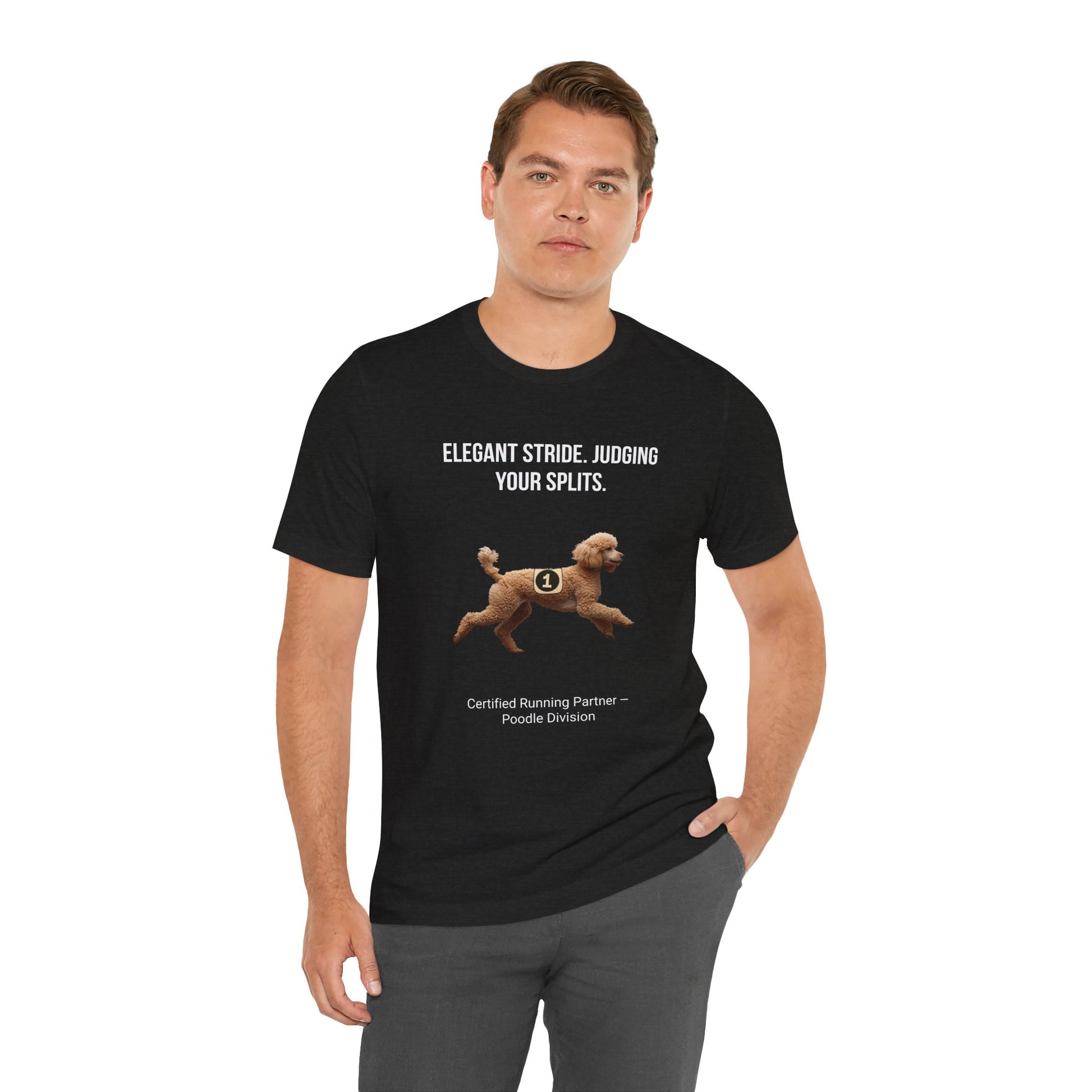 Running Buddy T-Shirt — Funny Poodle Unisex Tee