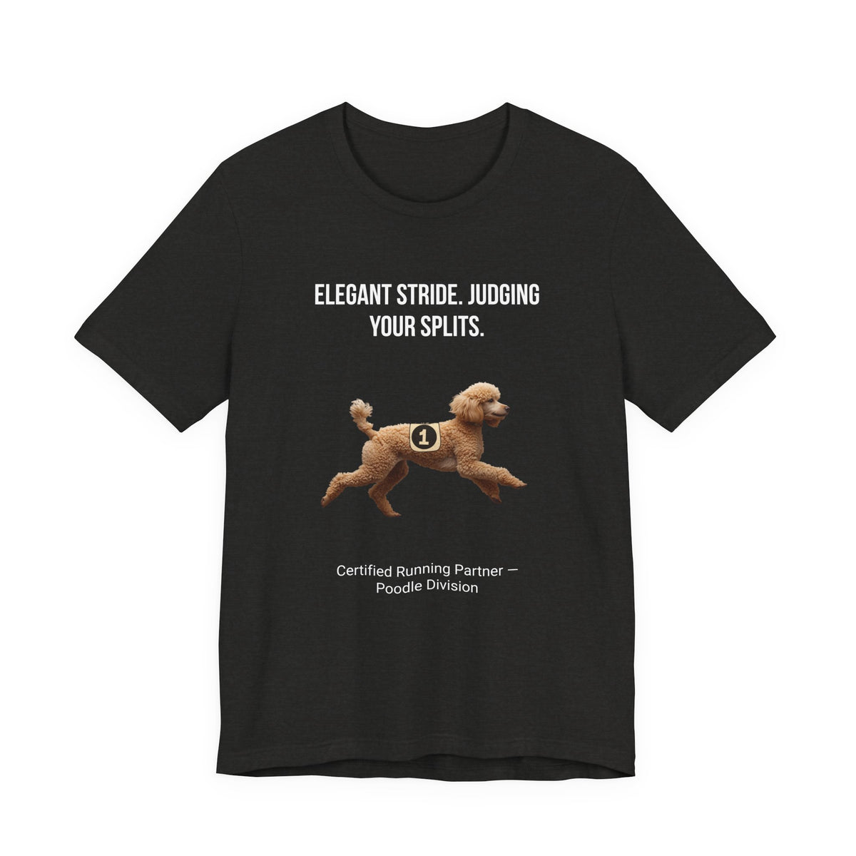 Running Buddy T-Shirt — Funny Poodle Unisex Tee