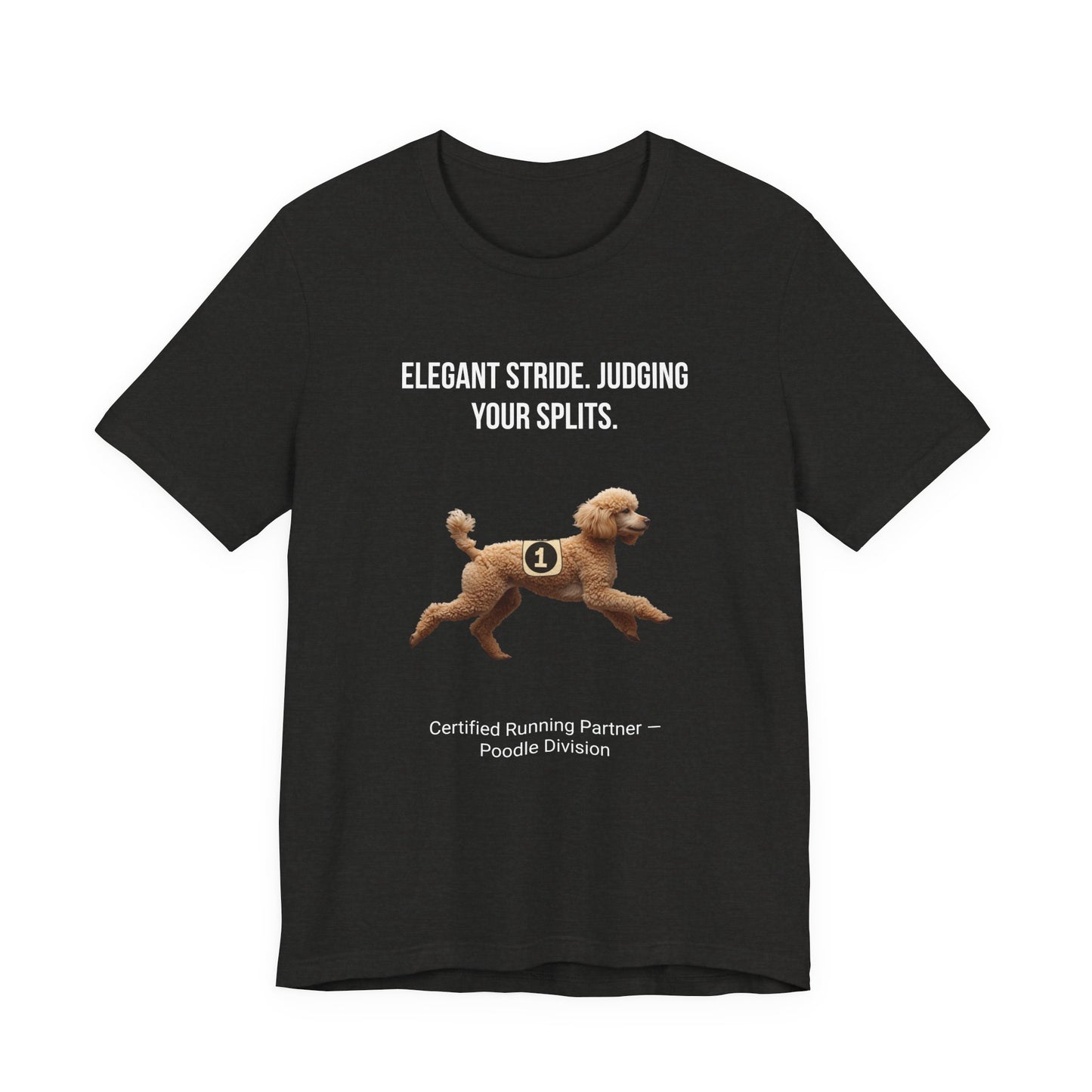 Running Buddy T-Shirt — Funny Poodle Unisex Tee
