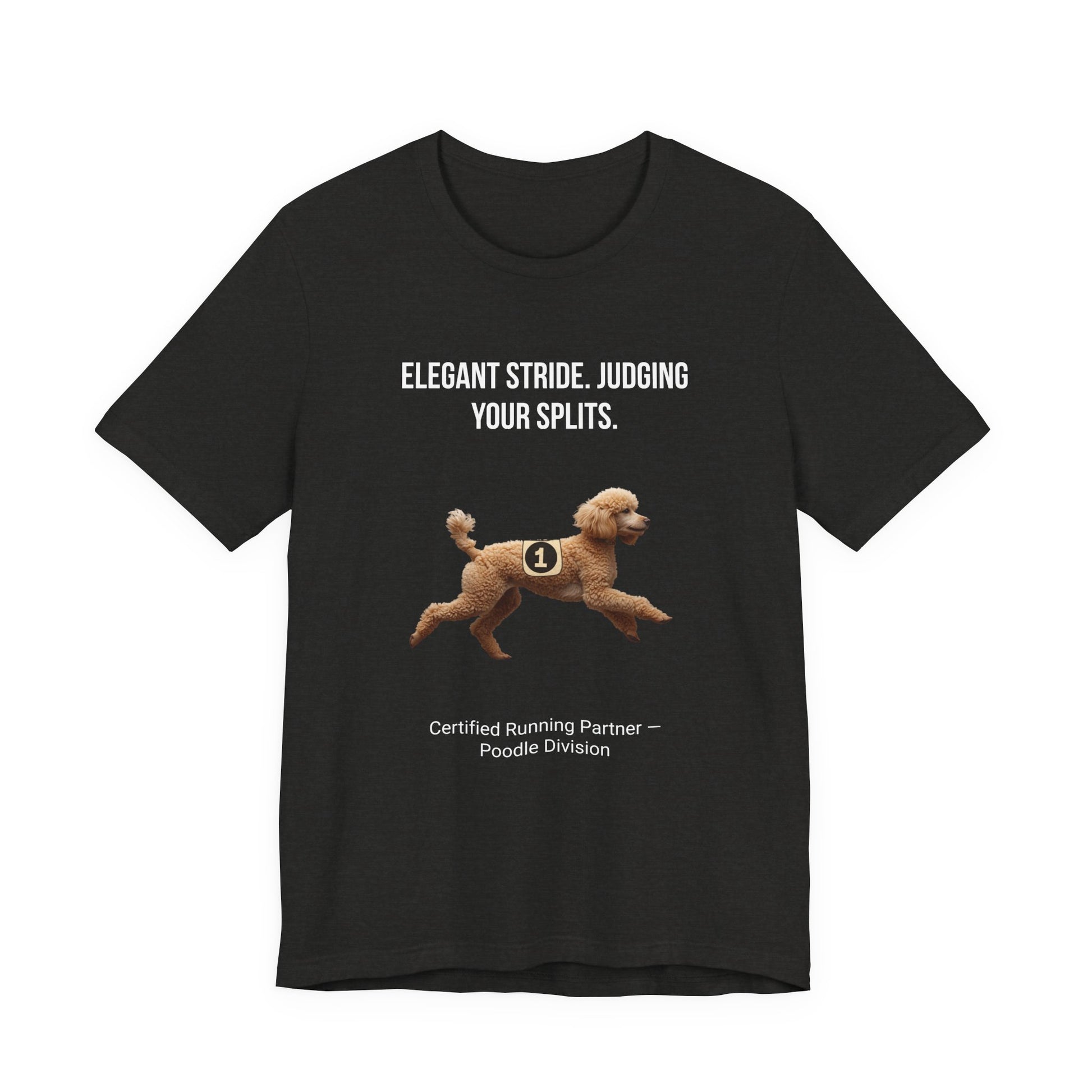 Running Buddy T-Shirt — Funny Poodle Unisex Tee