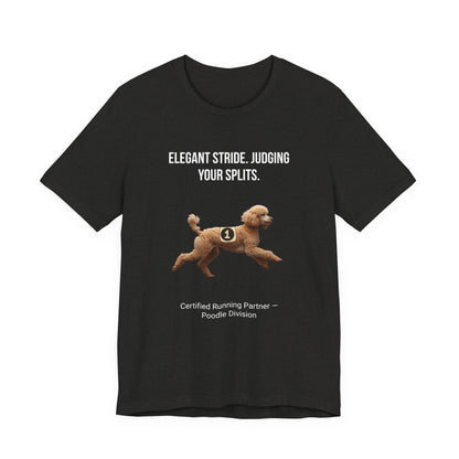 Running Buddy T-Shirt — Funny Poodle Unisex Tee