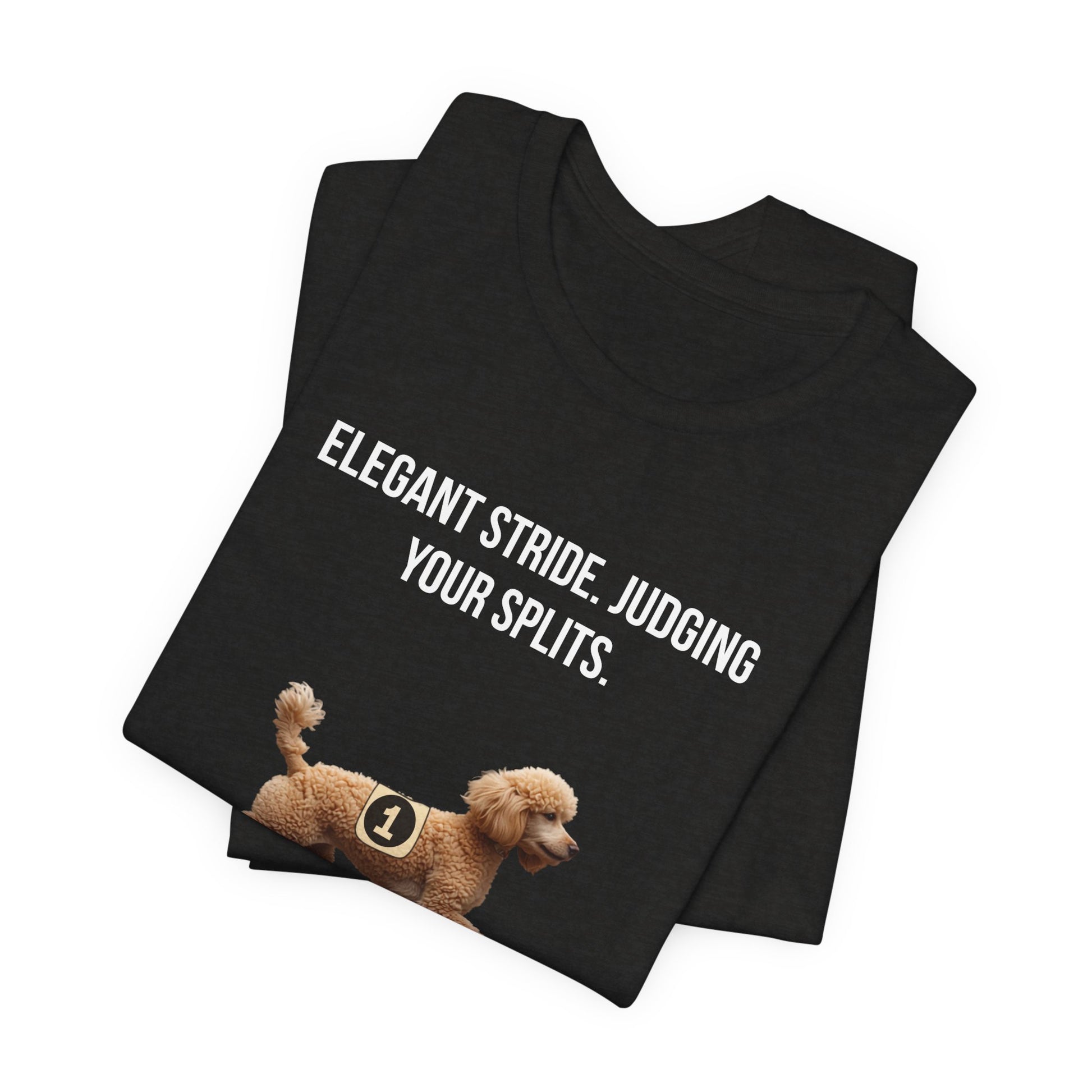 Running Buddy T-Shirt — Funny Poodle Unisex Tee