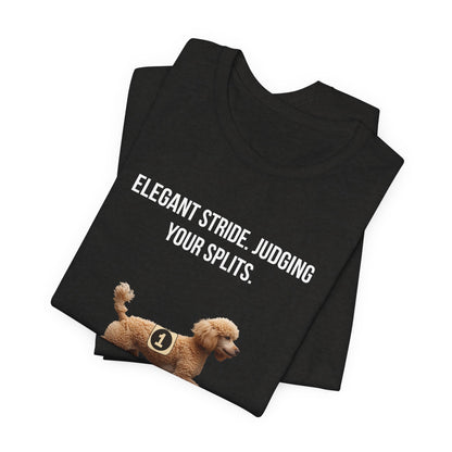 Running Buddy T-Shirt — Funny Poodle Unisex Tee