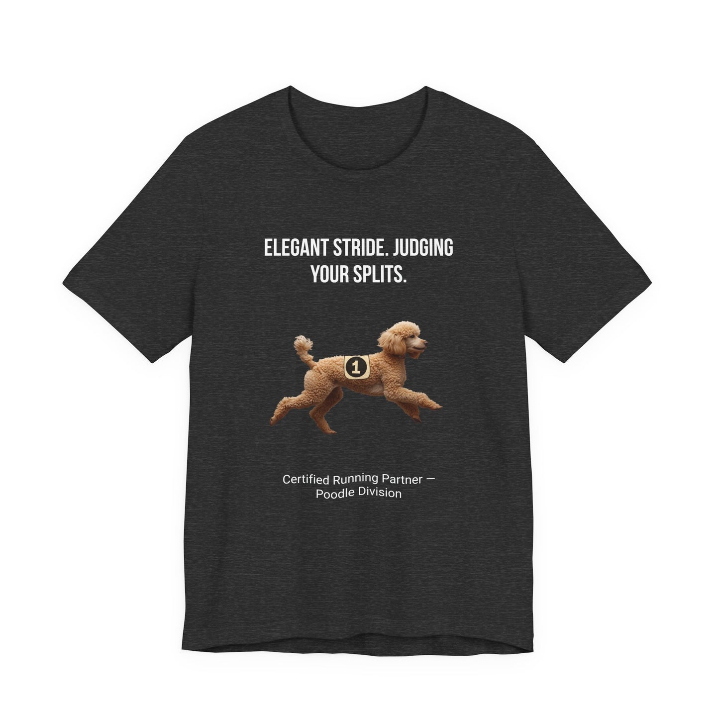 Running Buddy T-Shirt — Funny Poodle Unisex Tee