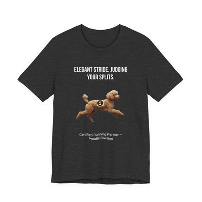 Running Buddy T-Shirt — Funny Poodle Unisex Tee