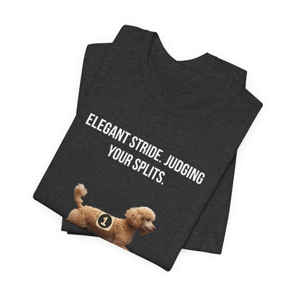 Running Buddy T-Shirt — Funny Poodle Unisex Tee
