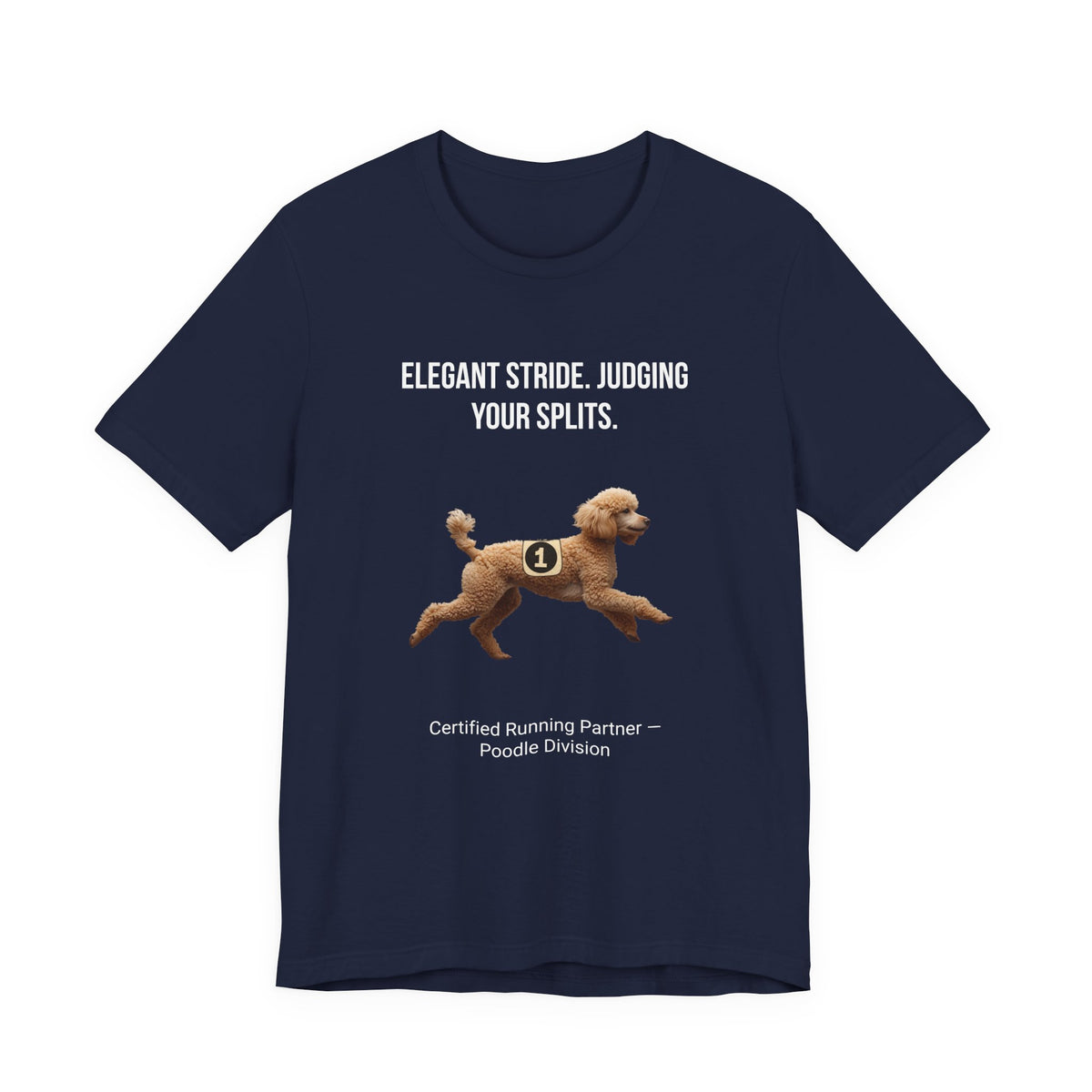 Running Buddy T-Shirt — Funny Poodle Unisex Tee