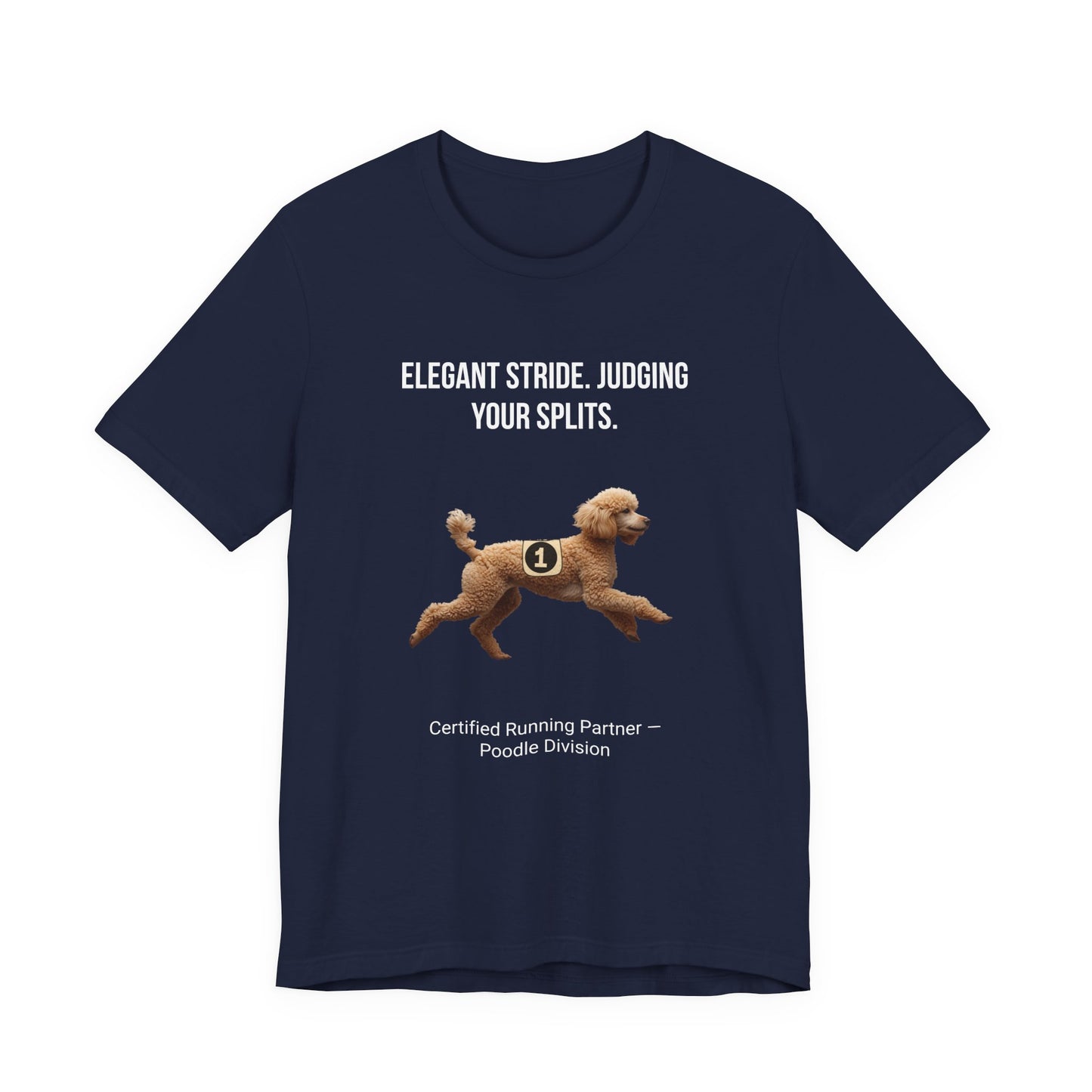 Running Buddy T-Shirt — Funny Poodle Unisex Tee