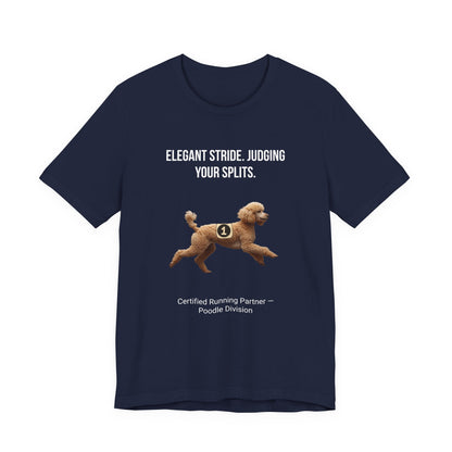 Running Buddy T-Shirt — Funny Poodle Unisex Tee
