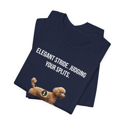 Running Buddy T-Shirt — Funny Poodle Unisex Tee