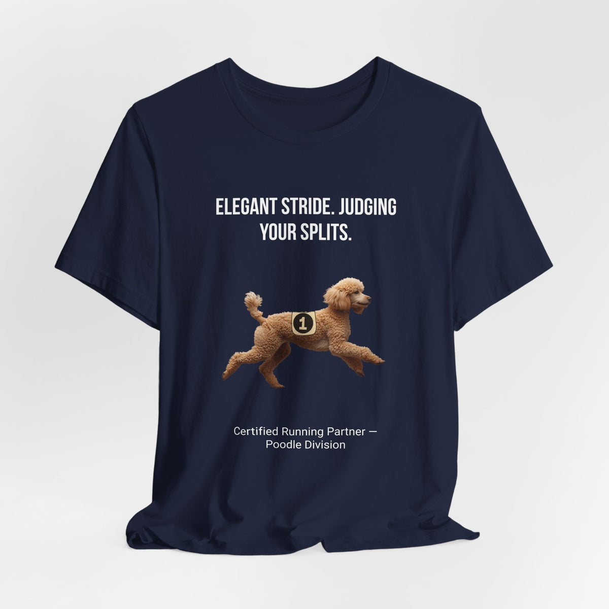 Running Buddy T-Shirt — Funny Poodle Unisex Tee