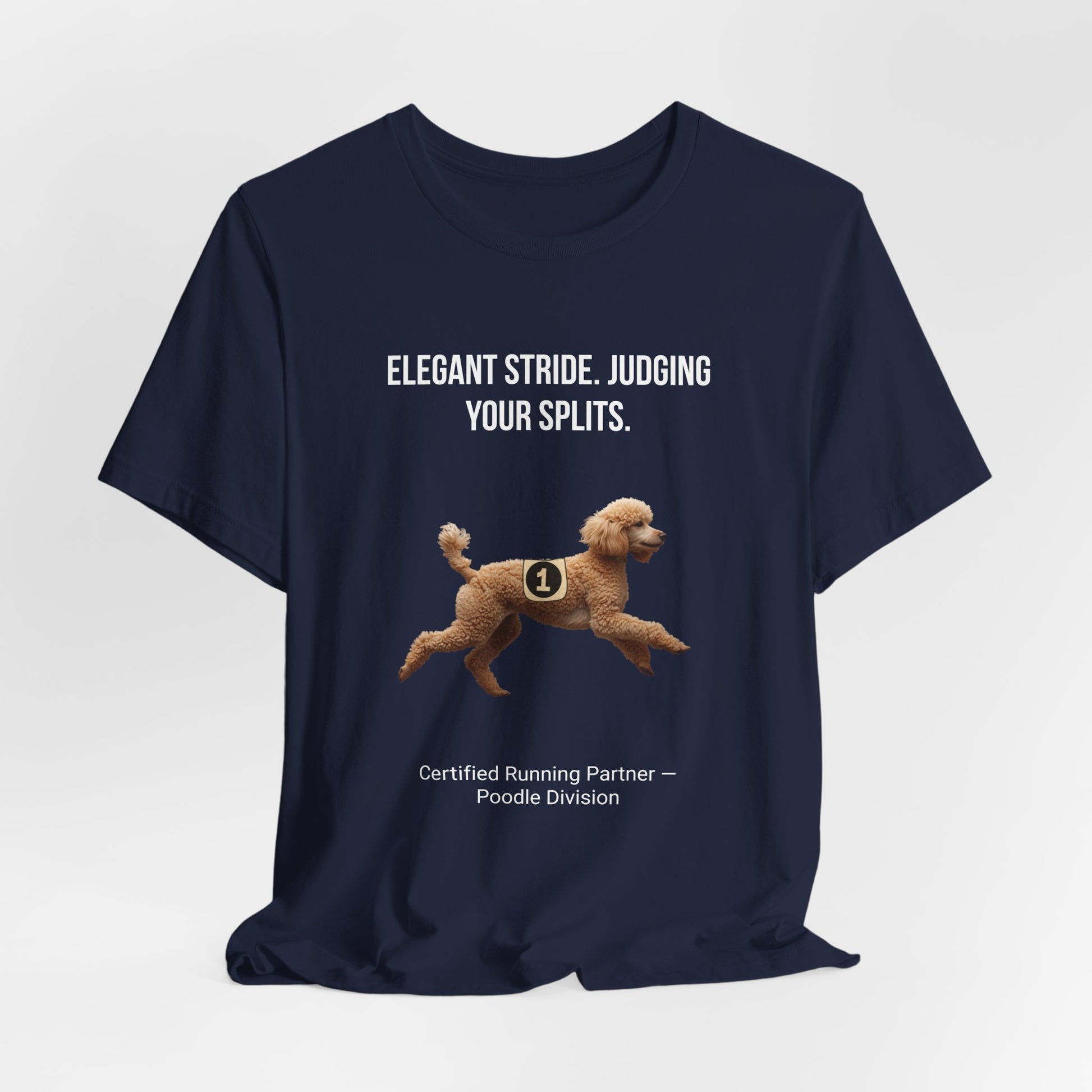 Running Buddy T-Shirt — Funny Poodle Unisex Tee