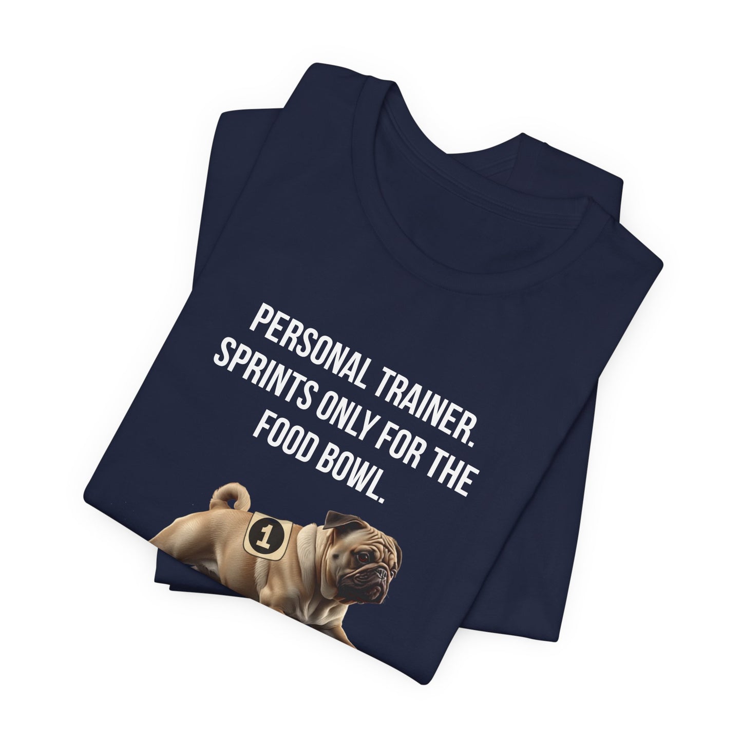 Running Buddy T-Shirt — Funny Pug Unisex Tee