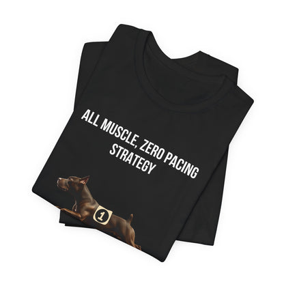 Running Buddy T-Shirt — Funny Staffie Unisex Tee