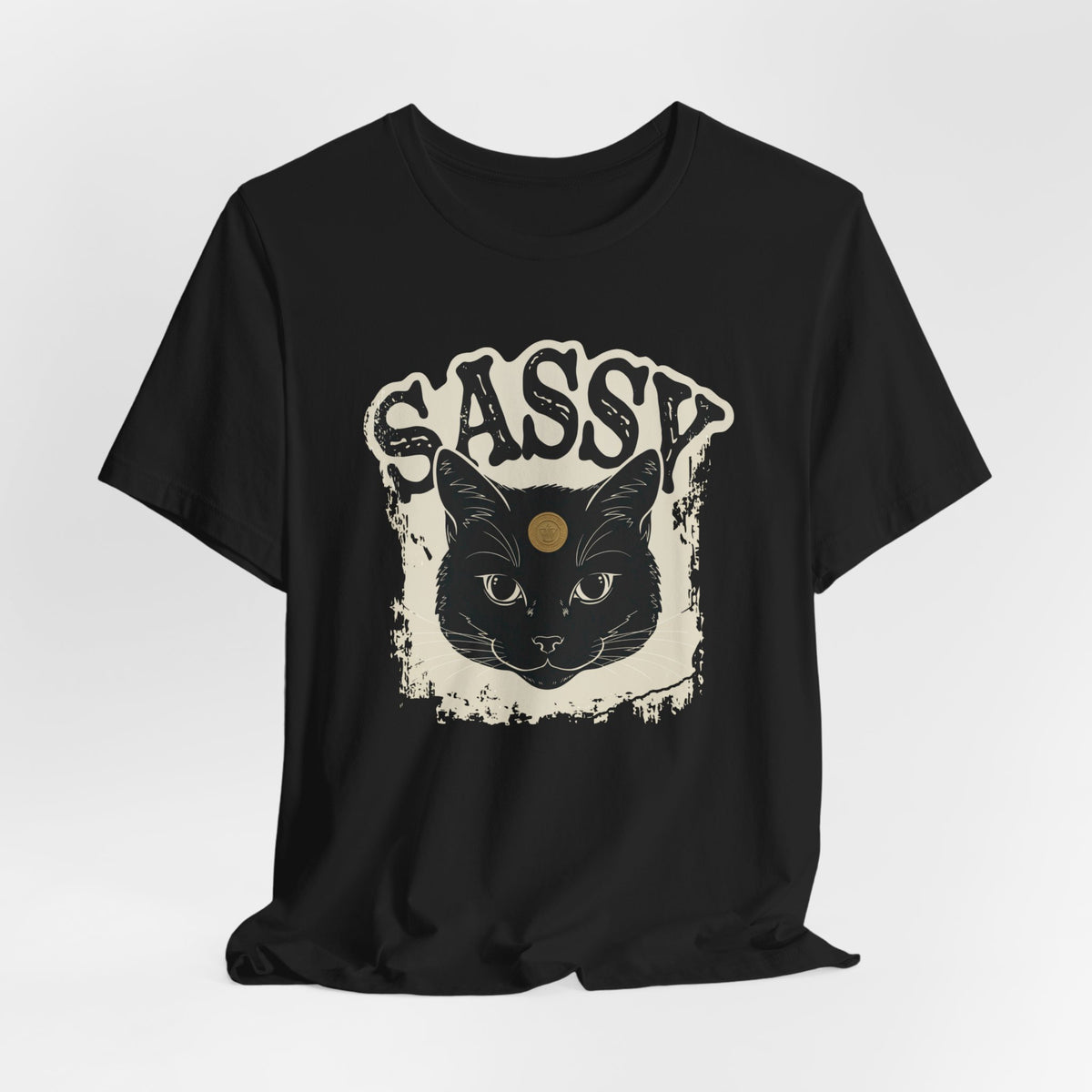 Sassy Black Cat unisex t-shirt, photo 9