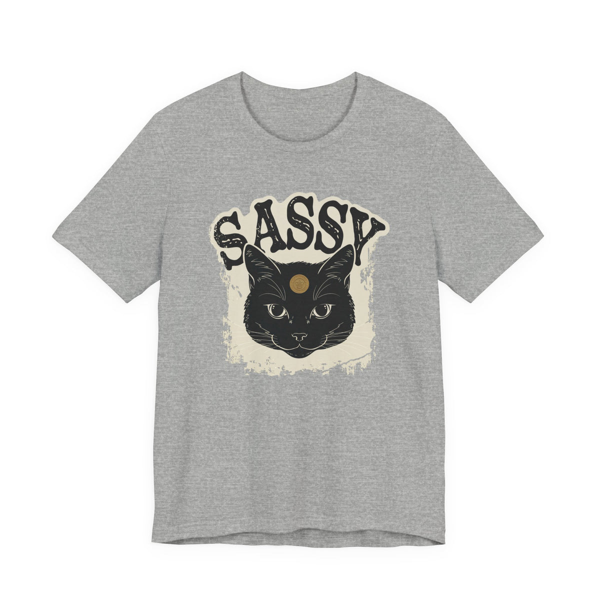 Sassy Black Cat unisex t-shirt, photo 18
