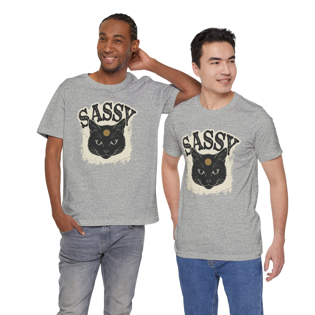 Sassy Black Cat unisex t-shirt, photo 22