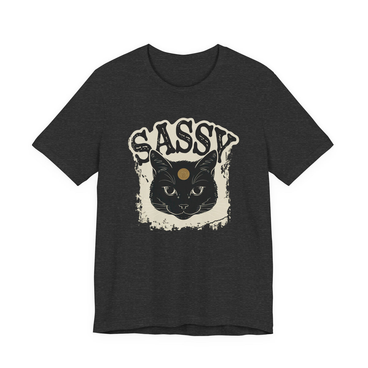 Sassy Black Cat unisex t-shirt, photo 24