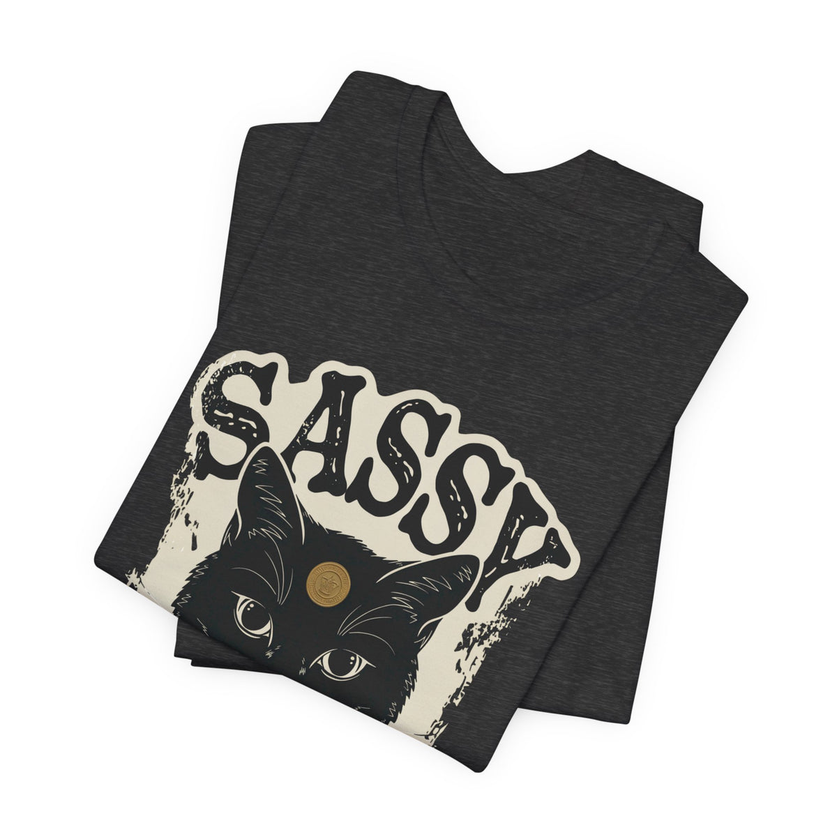 Sassy Black Cat unisex t-shirt, photo 26